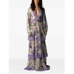 Elysia lace-trimmed floral-print maxi dress 1