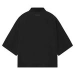 Поло Fear of God Essentials Pique Cropped Polo 'Чёрный' 2