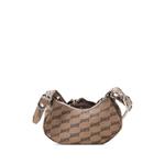 Мини сумка на плечо Le Cagole Giant Studs BB Monogram Coated Canvas XS 2