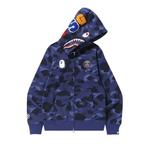 Зип-апы BAPE x PSG Shark Full Zip Hoodie 'Navy' 1