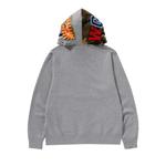 Молнии BAPE 1st Shark Full Zip Hoodie 'Grey' 2