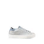 Thea crackled-leather sneakers 1