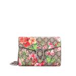 Маленькая сумка через плечо Dionysus Chain Wallet Blooms Print GG Coated Canvas 1