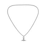 Украшения Vivienne Westwood New Petite Orb Pendant 'Платиновый' 1