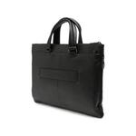 logo-plaque pebbled-leather backpack 2