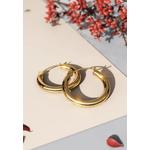 Luscious Hoop Золотые Многослойные Серьги 3