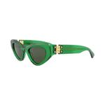 Солнцезащитные очки Bottega Veneta Cat Eye-Frame Acetate 'Green' 2