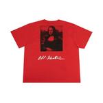 Футболки Off-White Mona Lisa Oversized T-Shirt 'Red' 2