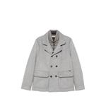 double-breasted notched-lapel jacket 1