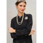 Броши из ткани в клетку OffWhite & Black (2 штуки) 8