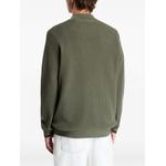 waffle-stitch half-zip sweater 2