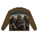 Футболки с длинным рукавом Godspeed Squadron Thermal 'Olive' 1