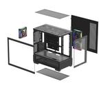 DEEPCOOL CG380 3F Micro-ATX корпус - Черный 6
