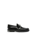 embellished pleated leather loafers 1