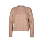 logo-embroidered cropped sweater 1