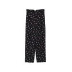 floral-print pleated trousers 1
