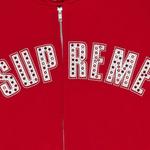 Худи Supreme x B.B. Simon Zip Up Hooded Sweatshirt 'Red' 3