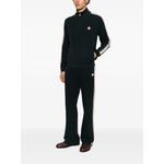 logo-patch zip-up sweater 2