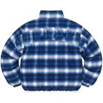 Пуховики Supreme Flannel Reversible Puffer Jacket «Серый» 2