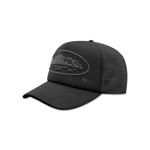 Кепки-тракеры Corteiz Alcatraz Puff Print Trucker Hat 'Triple Black' 1