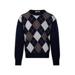 argyle-knit sweater 1