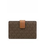 Кошелек-монетница Jet Set Travel Signature Medium Bifold Zip Coin - Коричневый 4