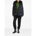 fur-trim hooded down jacket 2