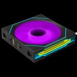 LIAN LI UNI FAN SL-INF FLEX Reverse Blade 120mm обратный вентилятор - черный 1