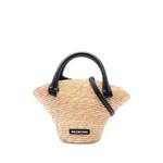 2010 Mini Raffia Beach Basket Tote satchel 1
