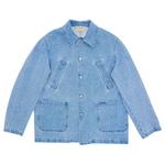 Джинсовые куртки Marni Bleached Coated Denim Jacket 'Кобальтовый' 1