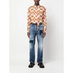 check print buttoned shirt 2
