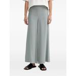 elasticated-waistband palazzo pants 1