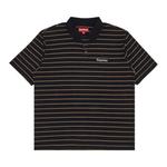 Поло Supreme x Melvins Stripe Short-Sleeve Polo 'Black' 1