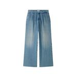 wide-leg faded-effect jeans 1