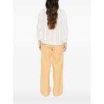 broderie-anglaise V-neck blouse 4