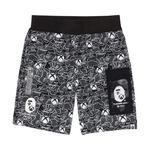 BAPE x Xbox Camo Sweat Shorts 'Черный' 1