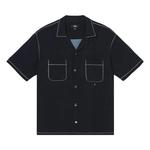 Рубашки на пуговицах Stussy Contrast Pick Stitched Shirt 'Black' 1