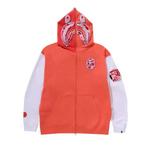 Худи BAPE Shark Full Zip Hoodie Korea «Orange» 1