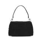 teddy-effect embroidered shoulder bag 2