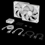 Corsair iCUE LINK RX140 RGB стартовый комплект 140mm PWM вентилятор - Белый (двойной комплект) 3