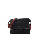 Сумка через плечо Web Strap Flap Messenger GG Canvas Medium 1