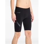 logo-print panelled shorts 6