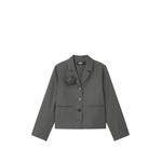 star-patchwork single-breasted jacket 1