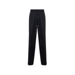 drawstring-waist straight-leg trousers 1