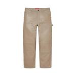 Брюки Supreme Leather Double Knee Painter Pant 'Black' 1