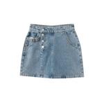Асимметричная джинсовая мини-юбка на пуговицах High Cotton [CA2595] 6