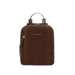 RFID-shielded suede leather backpack 1