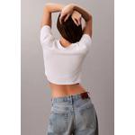 Укороченная футболка с логотипом - Calvin Klein Jeans 2