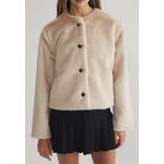 Пальто из меха Ecru Regular Fur Jacket Coat TWOSS25MO00033 2