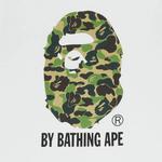 Футболки BAPE ABC Camo By Bathing Tee 'Белый/Зеленый' 3